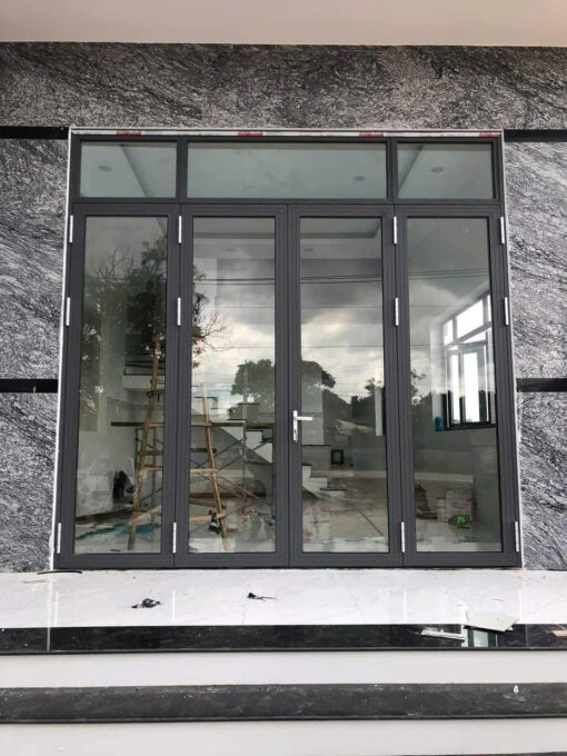 Cửa nhôm kính ra vào mẫu 02