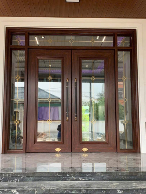 Cửa nhôm kính ra vào mẫu 03